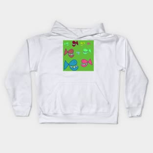 SMILING FISH - HERD OF SMILING FISH Kids Hoodie